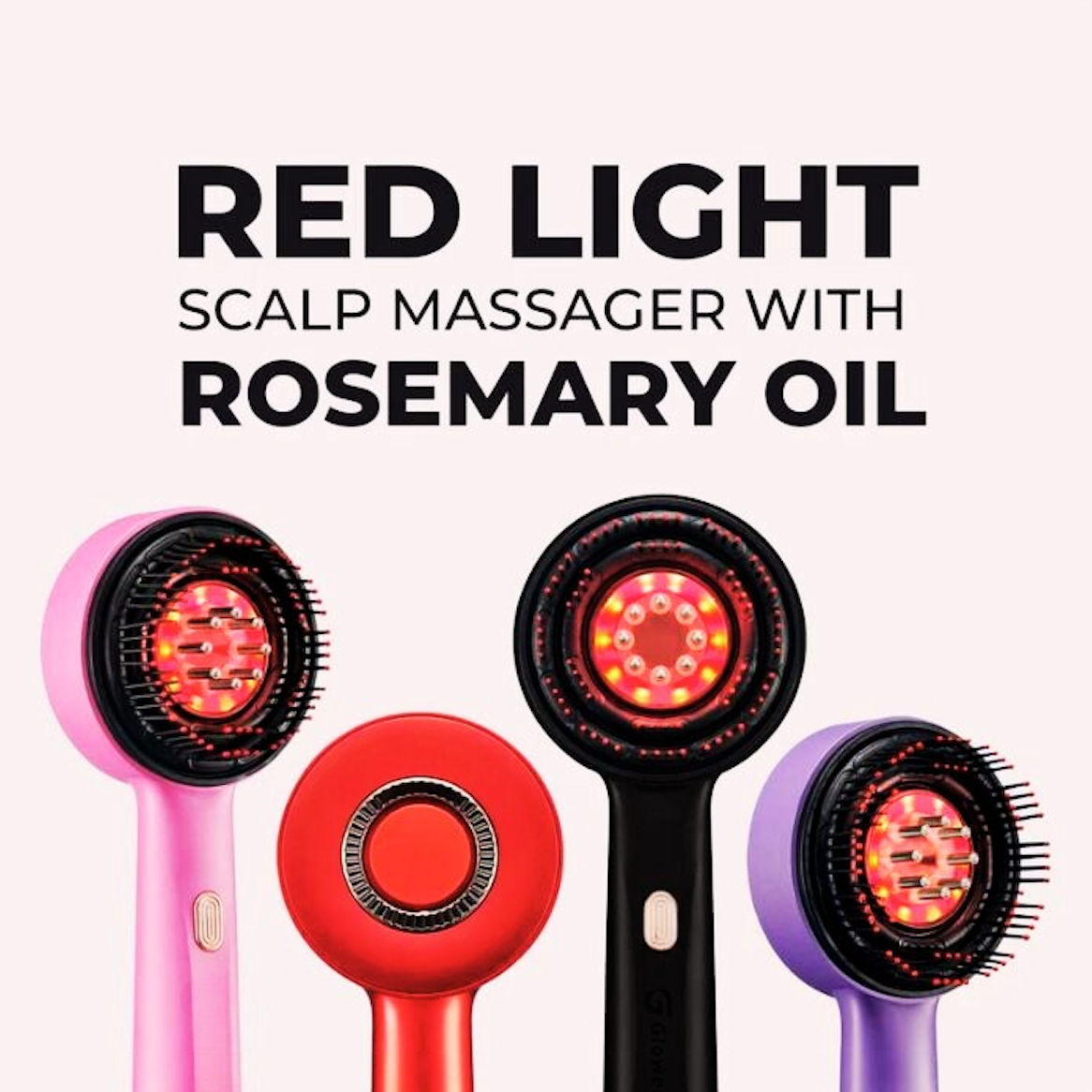 LuxBrush Red Light Scalp Massager